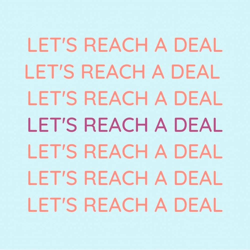 🛍️ FACT: 99% OF REASONABLE OFFERS ACCEPTED 🛍️